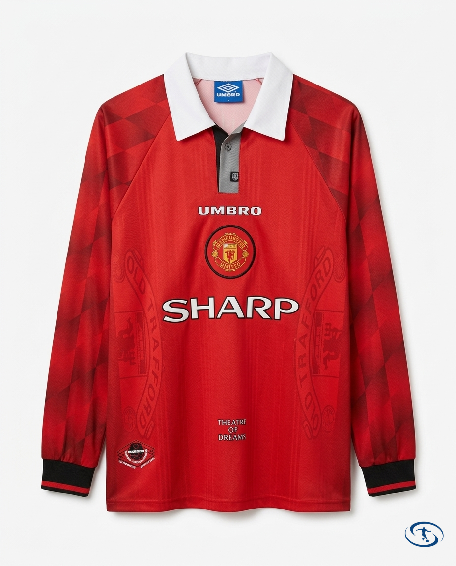 Manchester United Jersey Retro Long Sleeve 1996/97 Umbro Men's - Packshot | Sant Sport