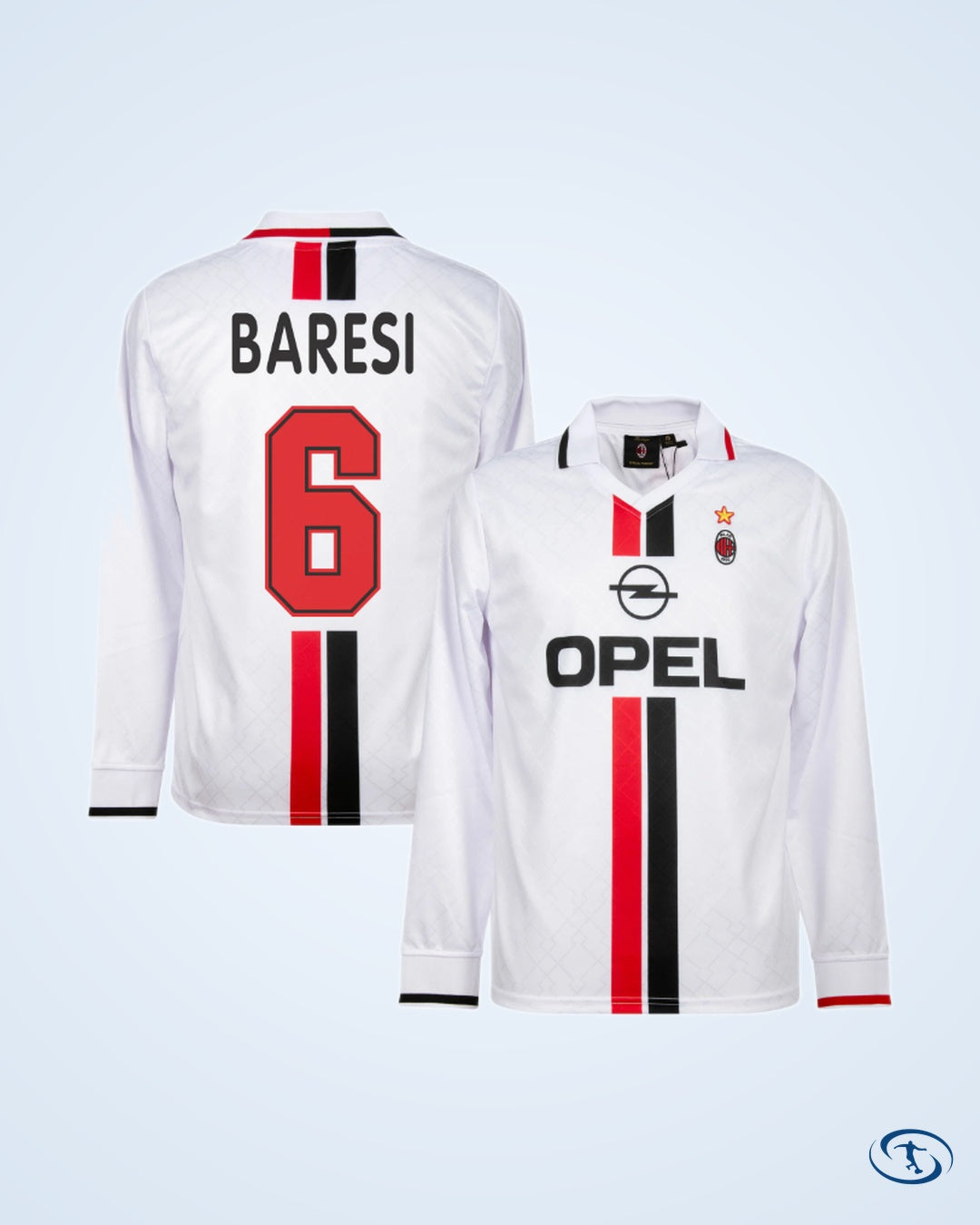 AC Milan Retro Away L/S Shirt 96-97 (Retro Flex Printing)