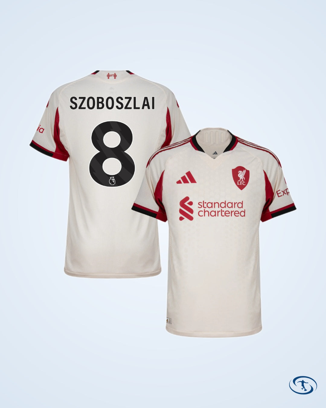 Liverpool Authentic Away Player Number Shirt 2025-2026 (Player Version) - Men's
