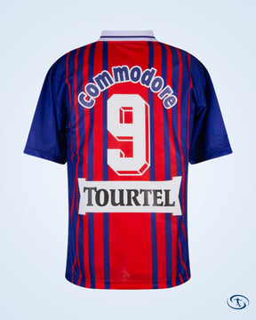 Score Draw PSG Retro Home No.9 (Weah) Shirt 1993-1994 (Retro Flex Printing) - Men's