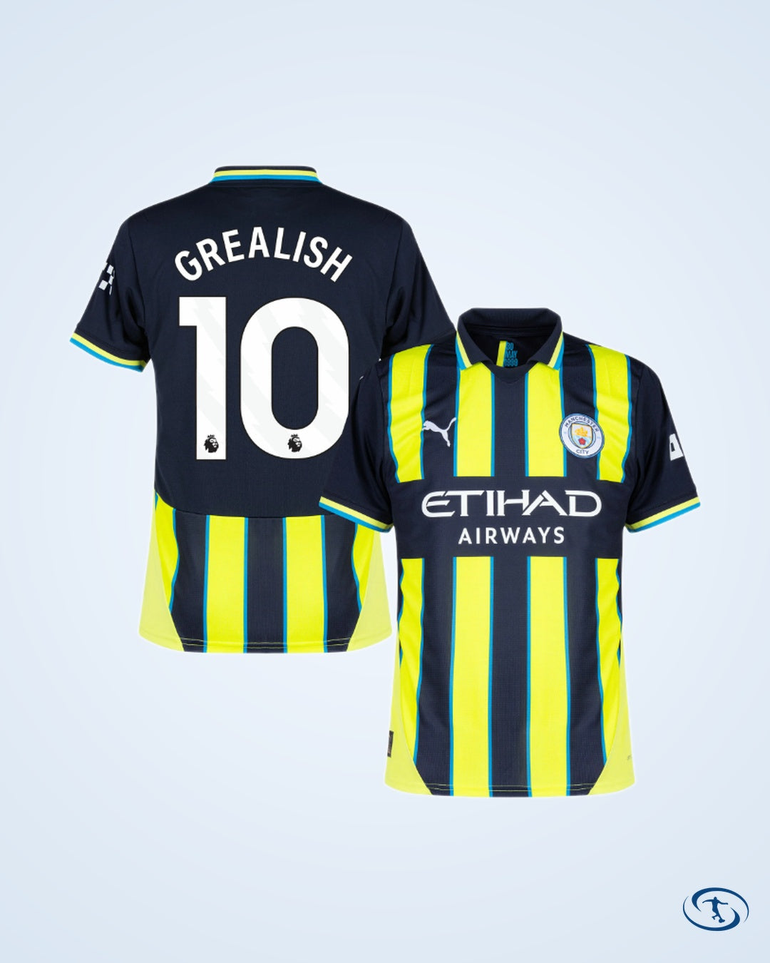 Man City Away Shirt 2024-2025 Fan Version (Premier League)