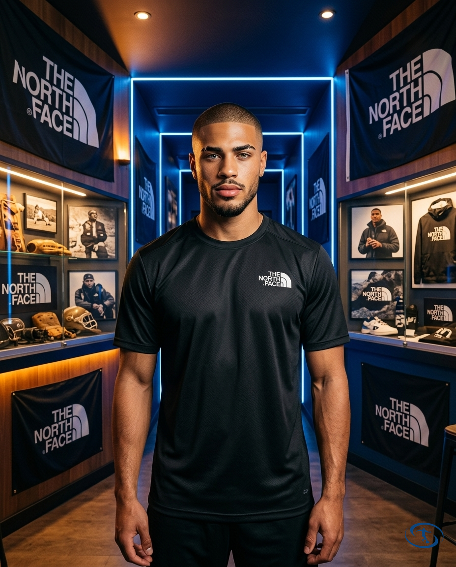 The North Face Men's - Black Windbreaker - Front View | Sant Sport