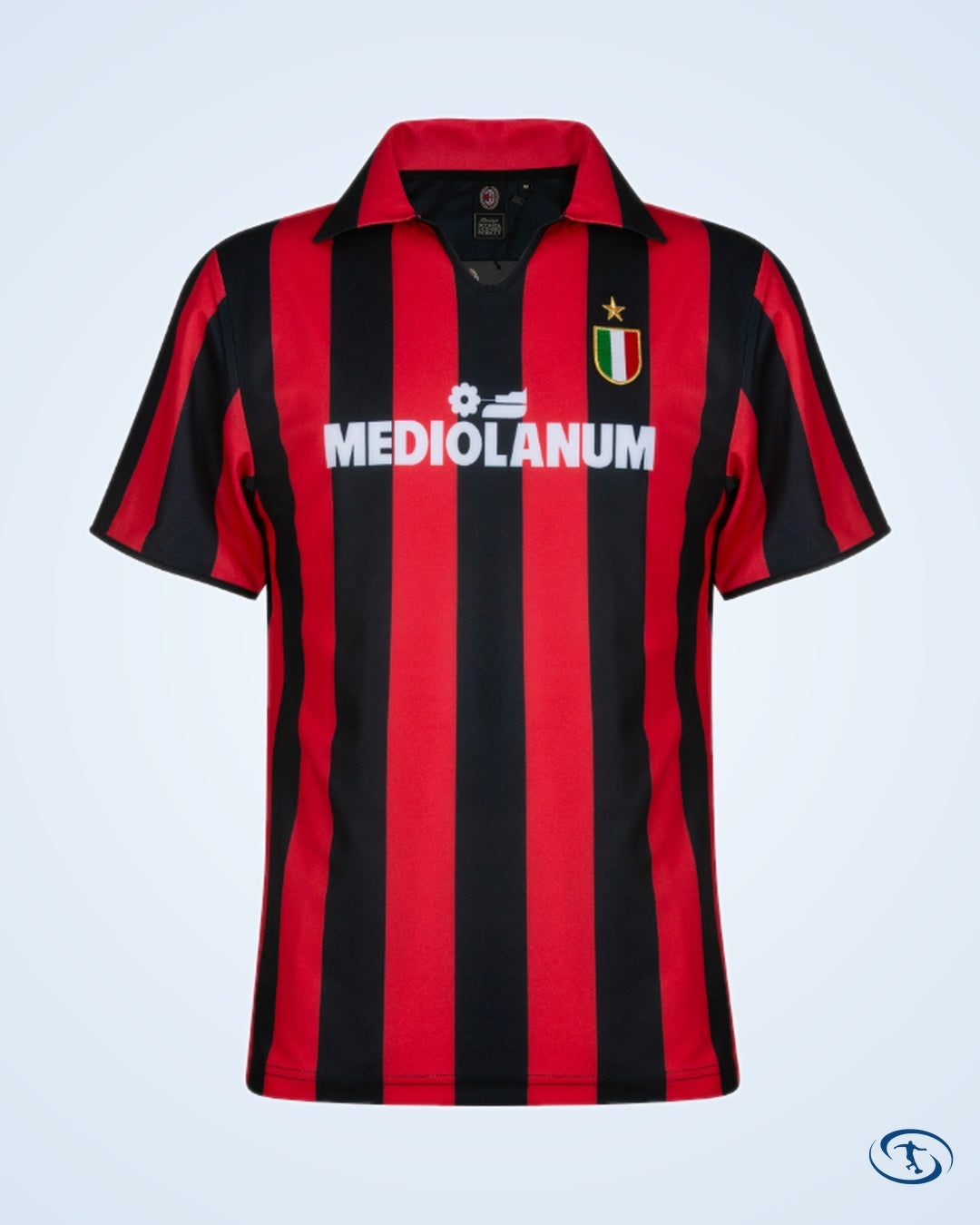AC Milan Retro Home Maldini 3 Shirt 1987-1988 (Retro Flex Printing) - Men's | Sant Sport