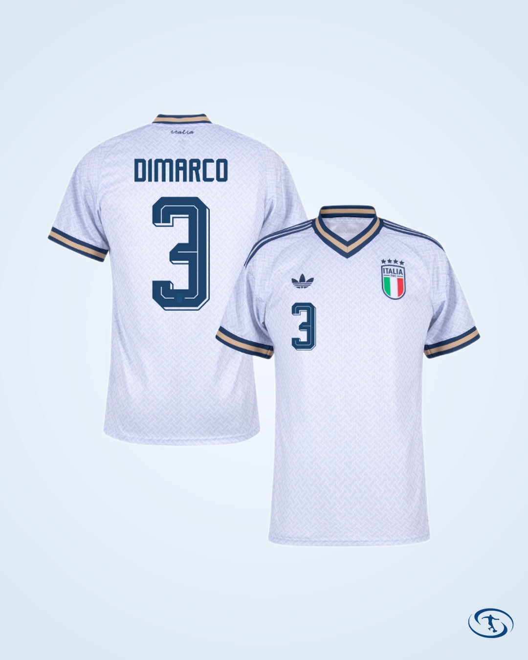 Italy Away Barella 18 Shirt 2026-2027 Fan Version(Official Printing)