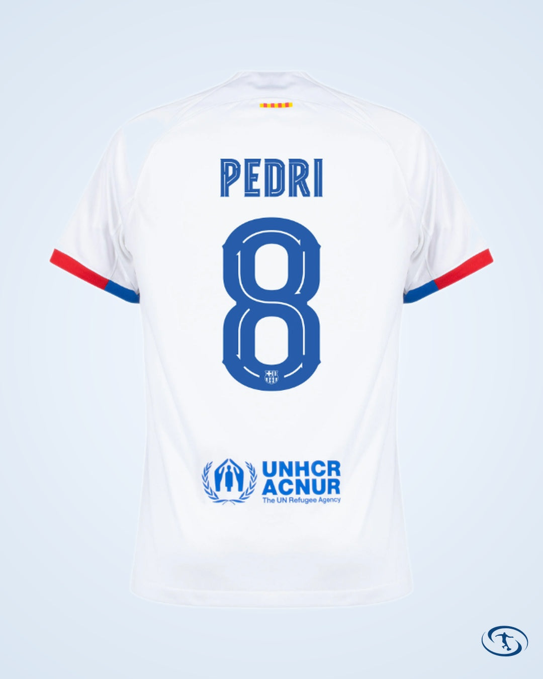 Barcelona Away Pedri 8 KIDS Shirt 2023-2024 (Official Cup Printing) - Kids