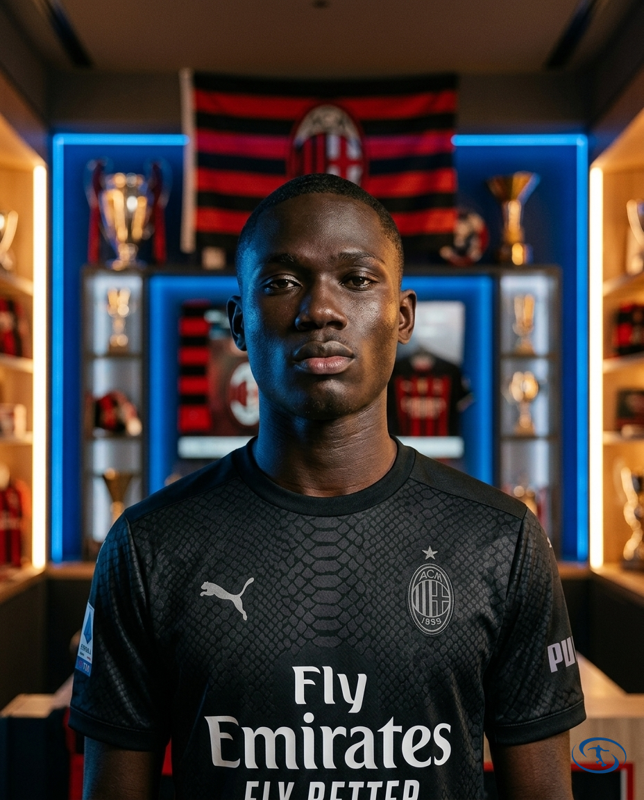 Short AC Milan X Pleasures 23/24 - Puma Masculino - Preto - Badge Close-Up | Sant Sport