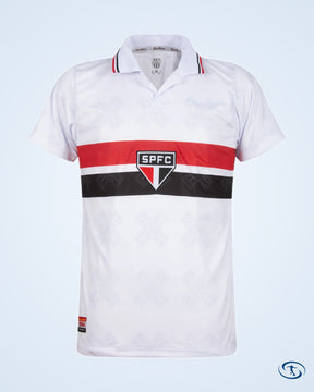 Sao Paulo Retro Home Kaká 8 Shirt 1994 (Retro Flex Printing) - Men's | Sant Sport