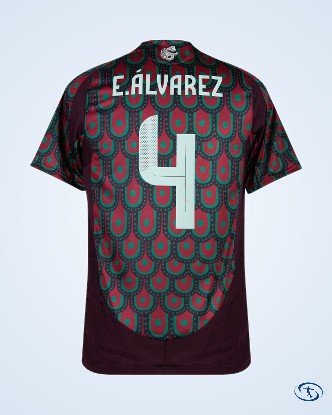 Mexico Home Authentic E.Álvarez 4 Jersey 2024-2025 (Official Printing) - Men's