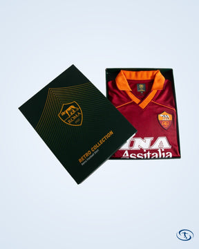 AS Roma Retro Home Shirt 1999-2000 (Retro Flex Printing)