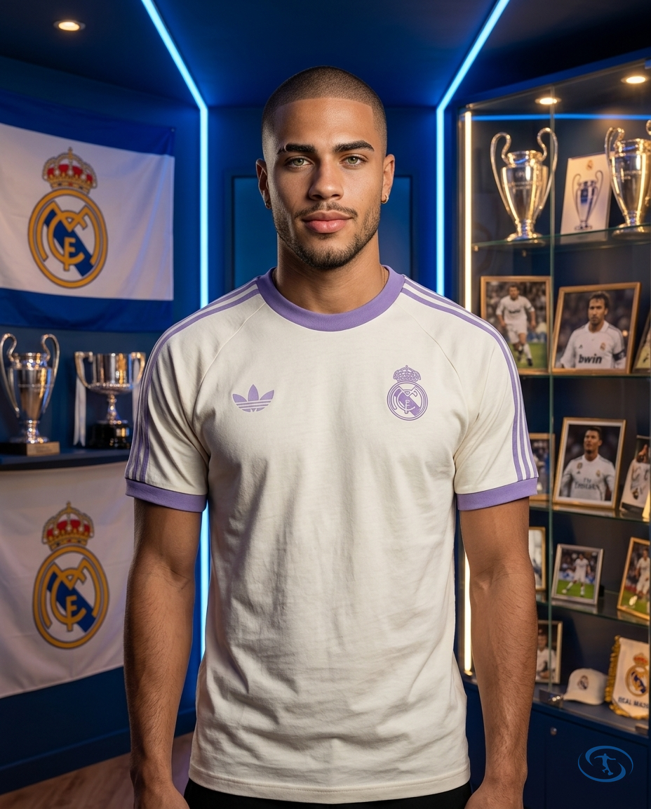 Camisa Real Madrid ADICOLOR 24/25 - Torcedor Adidas Masculino - Front View | Sant Sport