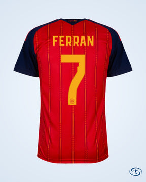 Spain Home Player Number Shirt 2026-2027 (Official Printing) - Men's