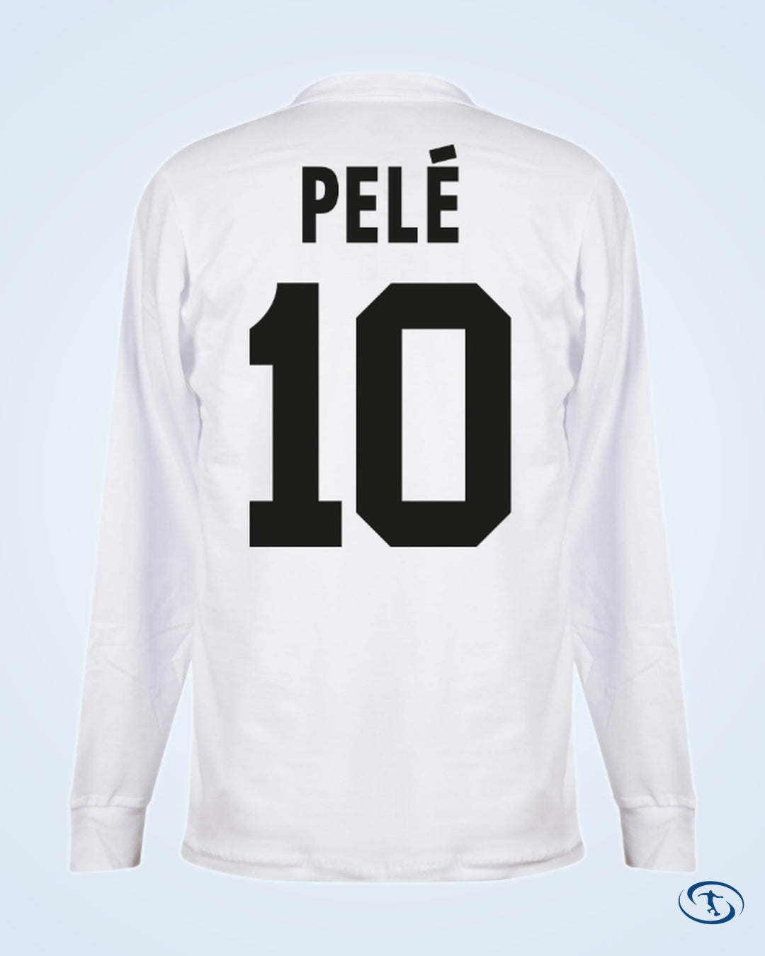 Santos Retro Home L/S Pelé 10 Shirt 1963 (Retro Flock Printing) - Men's