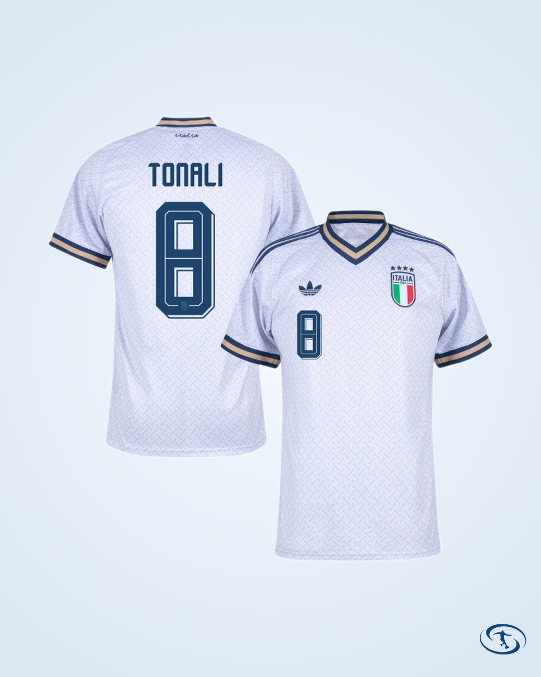 26-27 Italy Away Shirt Fan Version (Official Printing)