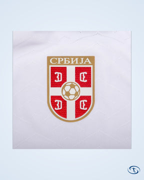 Capelli Sport Serbia Authentic Away Player Number Shirt 2025-2026 (Fan Style Printing) - Men's