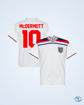 Score Draw England Home Retro Shirt World Cup 1982 (Retro Flock Printing) - Men's