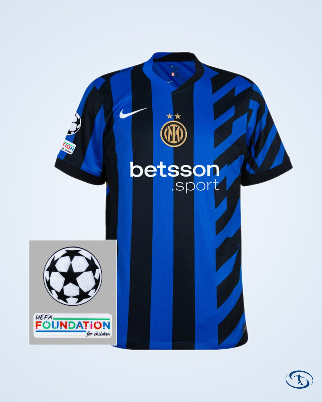 Inter Milan Home Barella 23 Shirt 2024-2025 (Official Printing) - Men's | Sant Sport
