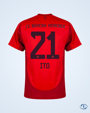 Bayern Munich Home Ito 21 Shirt 2024-2025 (Official Printing) - Men's