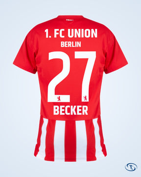 FC Union Berlin Home Becker 27 Shirt 2022-2023 (Official Printing) - Men's