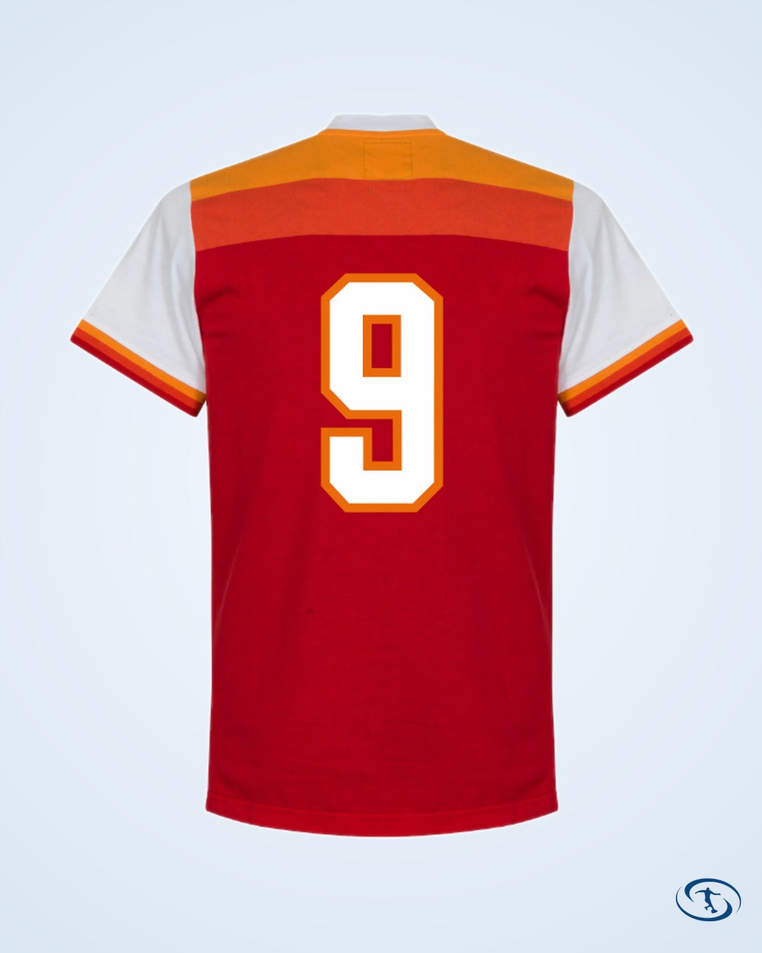 AS Roma No.9 (Pruzzo) Home Retro Shirt 1978 1979 - Men's