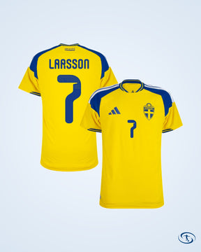 Sweden Authentic Home Shirt 2026-2027 Player Version (Official Printing)