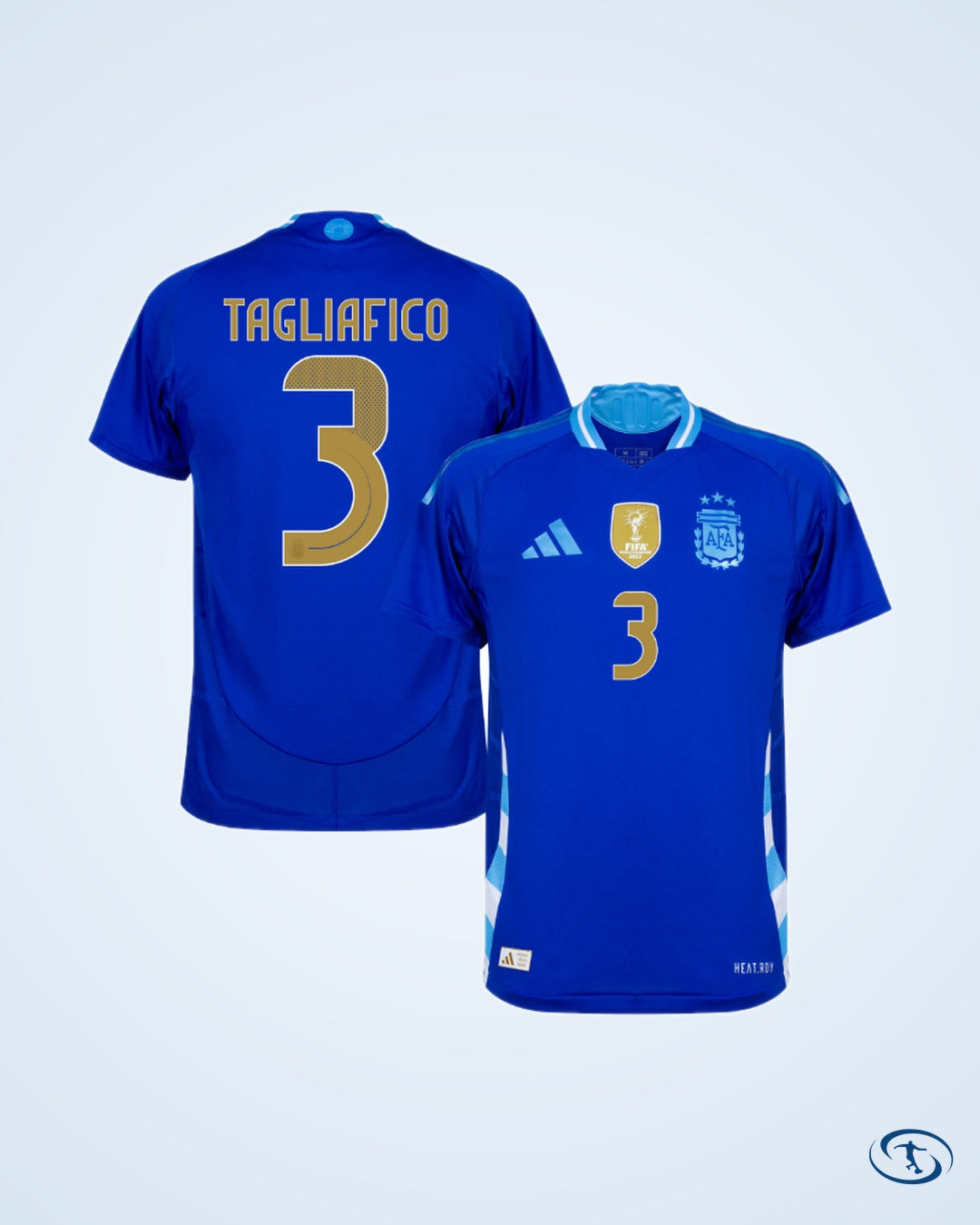 Argentina Away Authentic Player Version Shirt 2024-2025 (Official Printing) - Men's