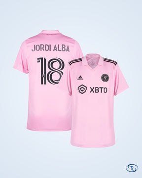Inter Miami Home Jordi Alba 18 Jersey 2023 (Official Printing) - Men's