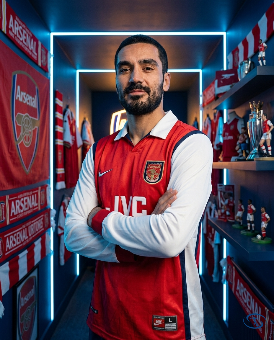 Camisa Arsenal Manga Longa Retrô 98/99 - Torcedor Nike Masculina - Vermelho - Side View | Sant Sport