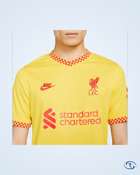 Liverpool 3rd Shirt 2021-2022 inc. UCL Starball 6 Times Winner & UEFA Foundation Patches - Men's