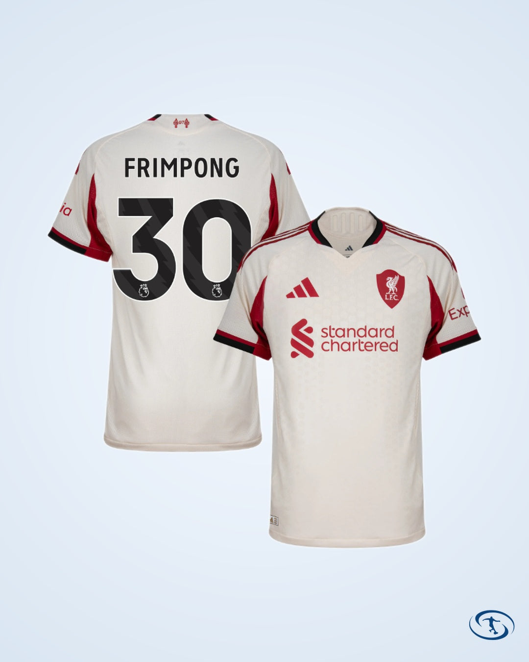 Liverpool Authentic Away Player Number Shirt 2025-2026 (Player Version) - Men's