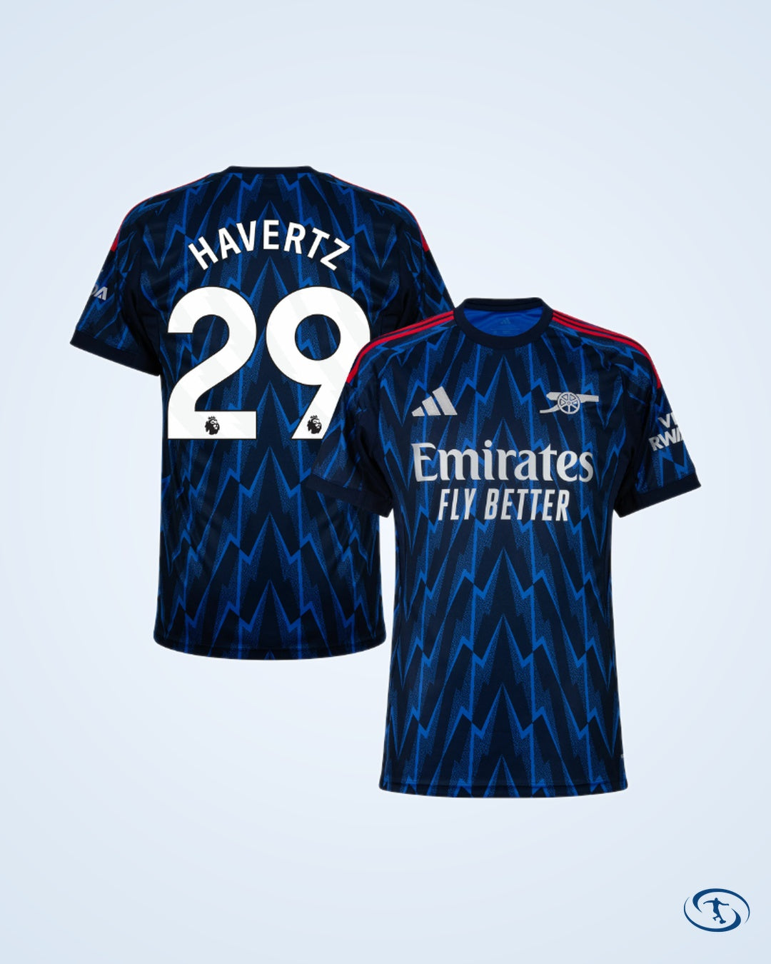 Arsenal Away Player Number Shirt 2025-2026 (Player Version) - Men's