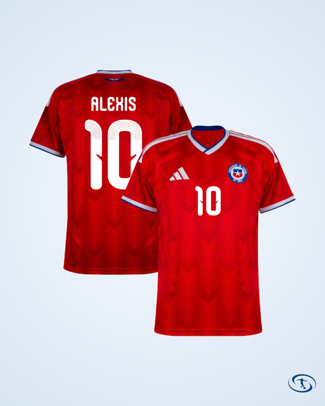 Chile Home Shirt 2026-2027 Fan Version (Official Printing)