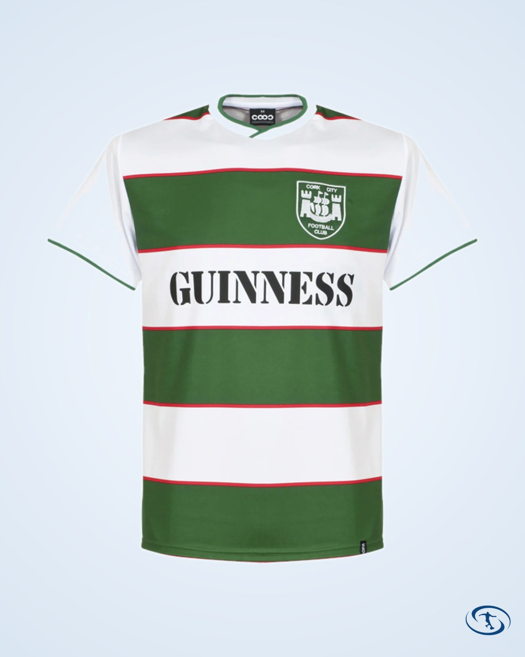 Cork City FC No.10 (Brooking) Home Retro Shirt 1984-1985 (Retro Flock Printing) - Men's | Sant Sport