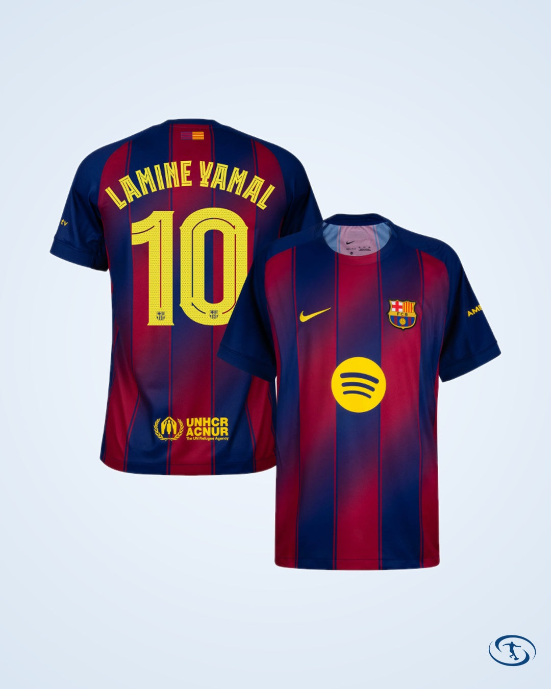 Barcelona Home Fan Version Shirt 2025-2026 Fan (Champions League) - Men's
