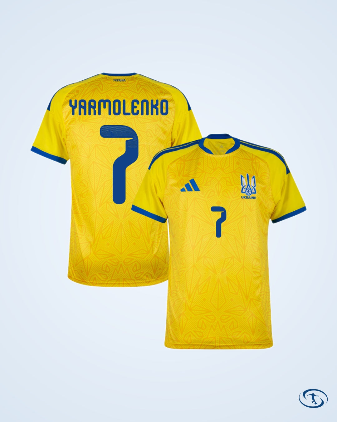 Ukraine Home Player Number Shirt 2026-2027 (Official Printing) - Men's