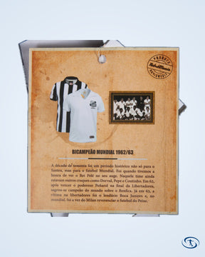 Santos Retro Away Pelé 10 Shirt 1963 (Retro Flock Printing) - Men's
