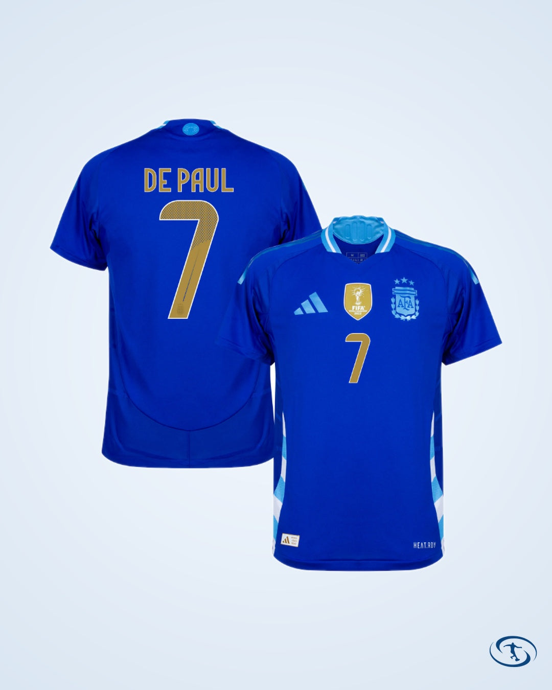 Argentina Away Authentic Player Version Shirt 2024-2025 (Official Printing) - Men's