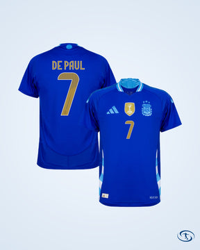 Argentina Away Authentic Player Version Shirt 2024-2025 (Official Printing) - Men's