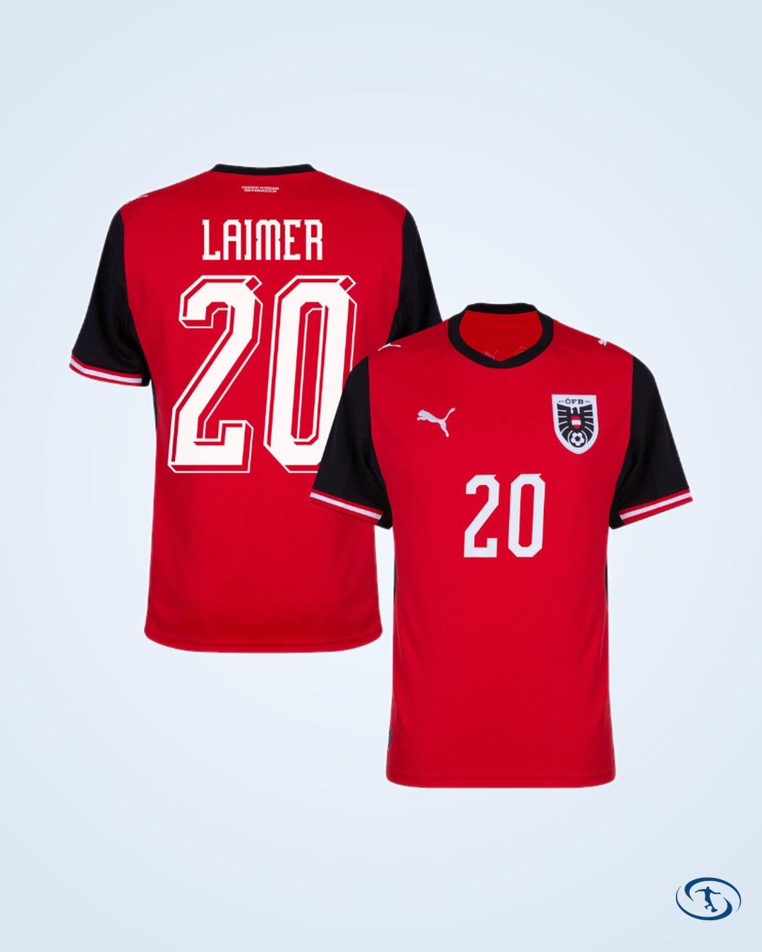 Austria Home KIDS Laimer 20 Shirt 2026-2027 (Fan Style Printing) - Kids