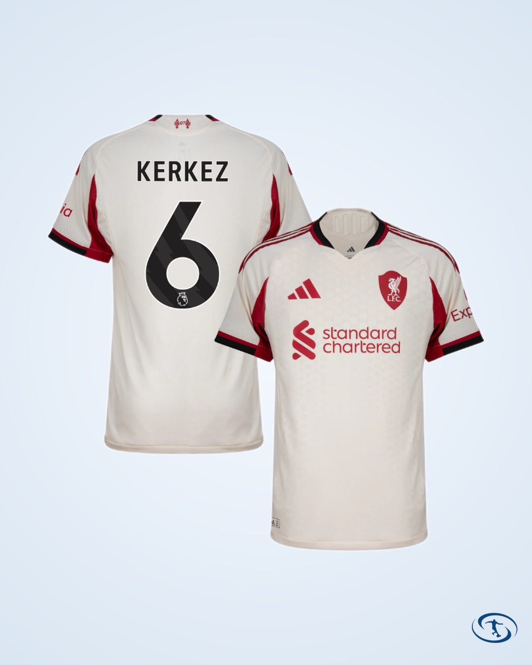 Liverpool Authentic Away Player Number Shirt 2025-2026 (Player Version) - Men's