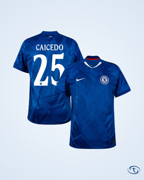 Chelsea Home Caicedo 25 Shirt 2025-2026 Fan Version (Champions League)