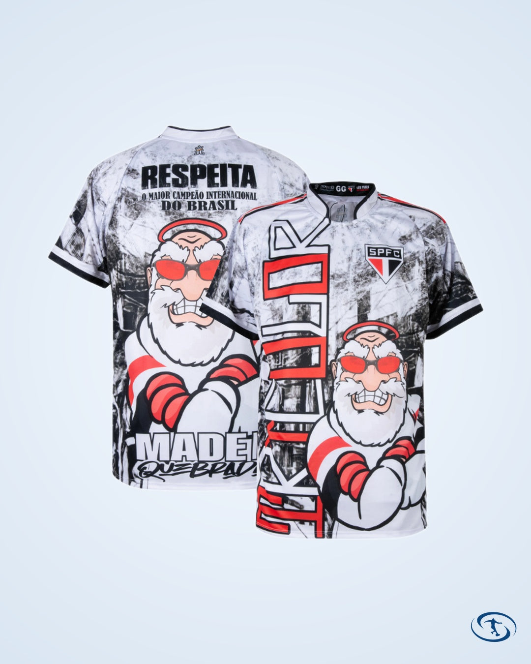 Sao Paulo 'Respect The Greatest Champion Shirt' – Jotaz (White) - Men's