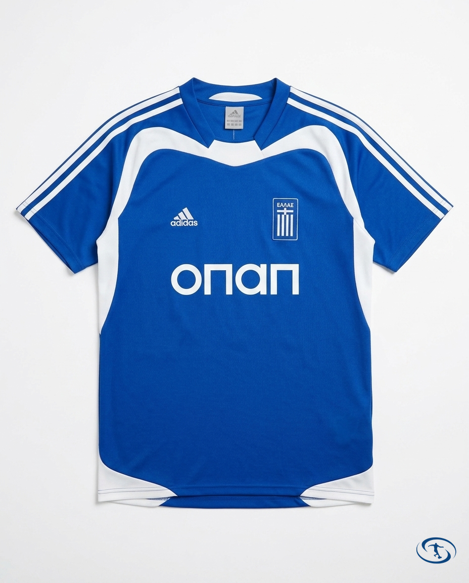 Grécia Jersey Retro 2004 Adidas Men's - Packshot | Sant Sport