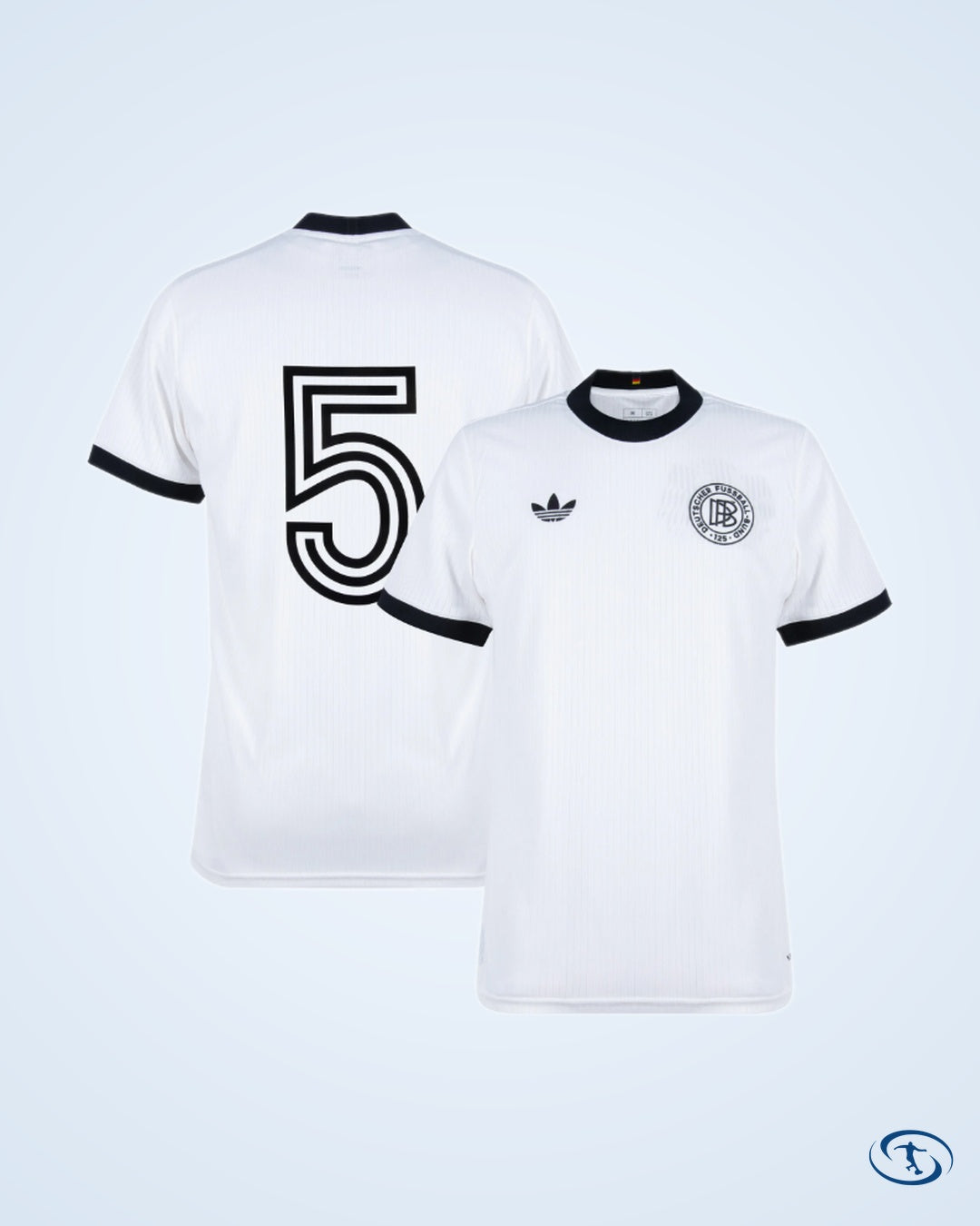 Germany 125th Anniversary No.5 Shirt (1980 Legend Flock Printing) - Men's