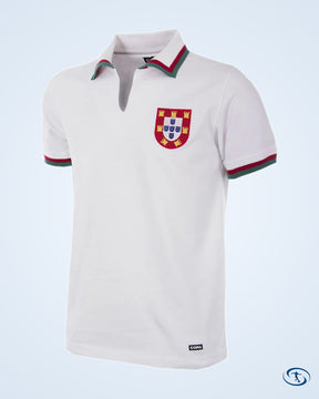 Portugal Away Ronaldo 7 Retro Shirt 1972-1973 (Retro Flock Printing) - Men's | Sant Sport