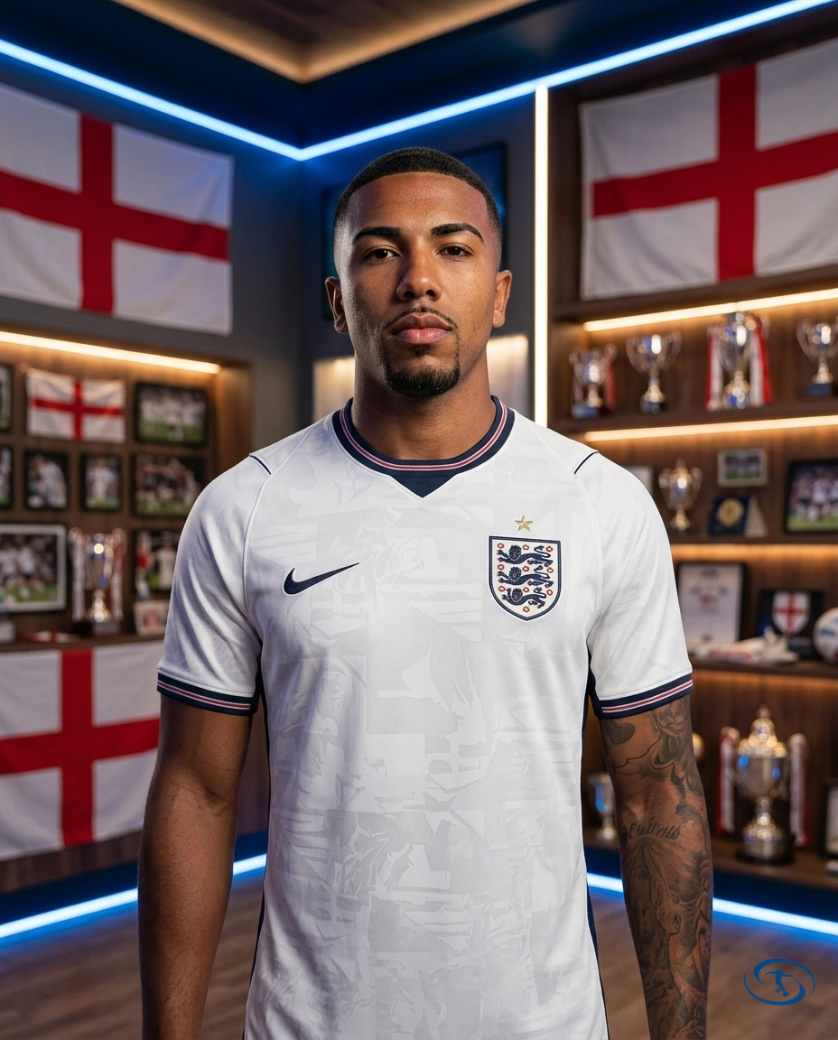 Camisa Inglaterra Home 2026/27 Jogador Nike Masculino - Branco - Front View | Sant Sport