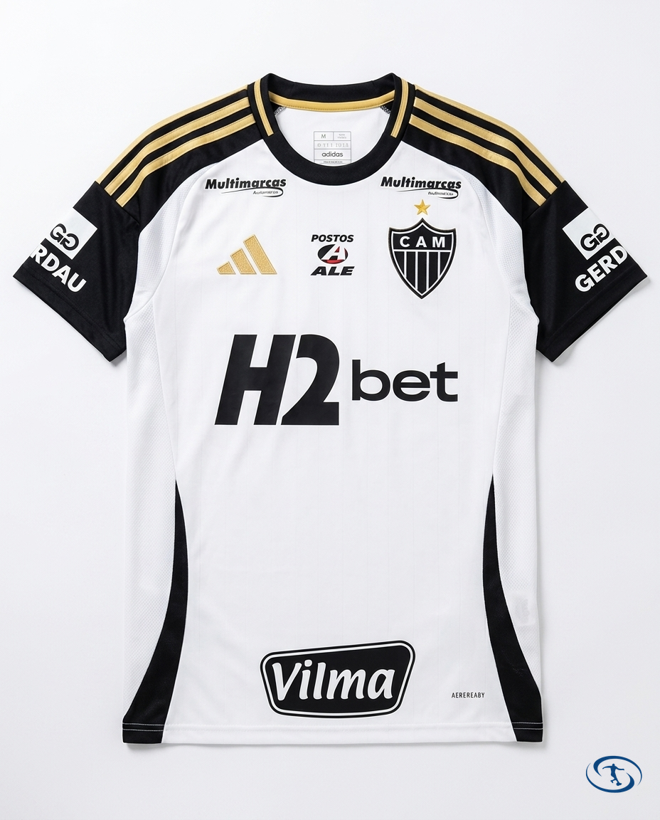 Atletico Mineiro Jersey 2025/26 w/ Sponsors - Packshot | Sant Sport