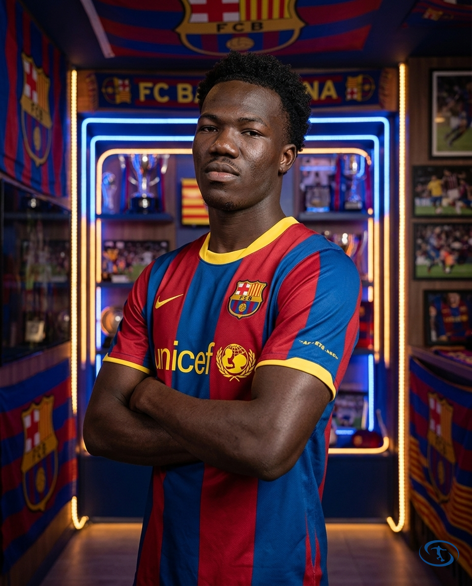 Camisa Barcelona Retrô Home 2010/11 Torcedor Nike Masculina - Vermelho e Azul - Side View | Sant Sport