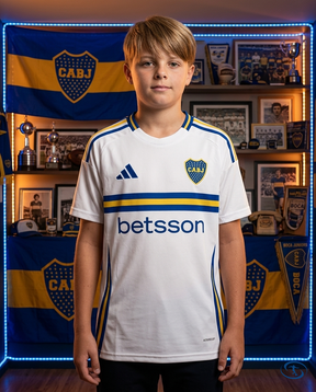 Boca Juniors Jersey Away 24/25 - Adidas Men's - White e Amarelo - Front View | Sant Sport