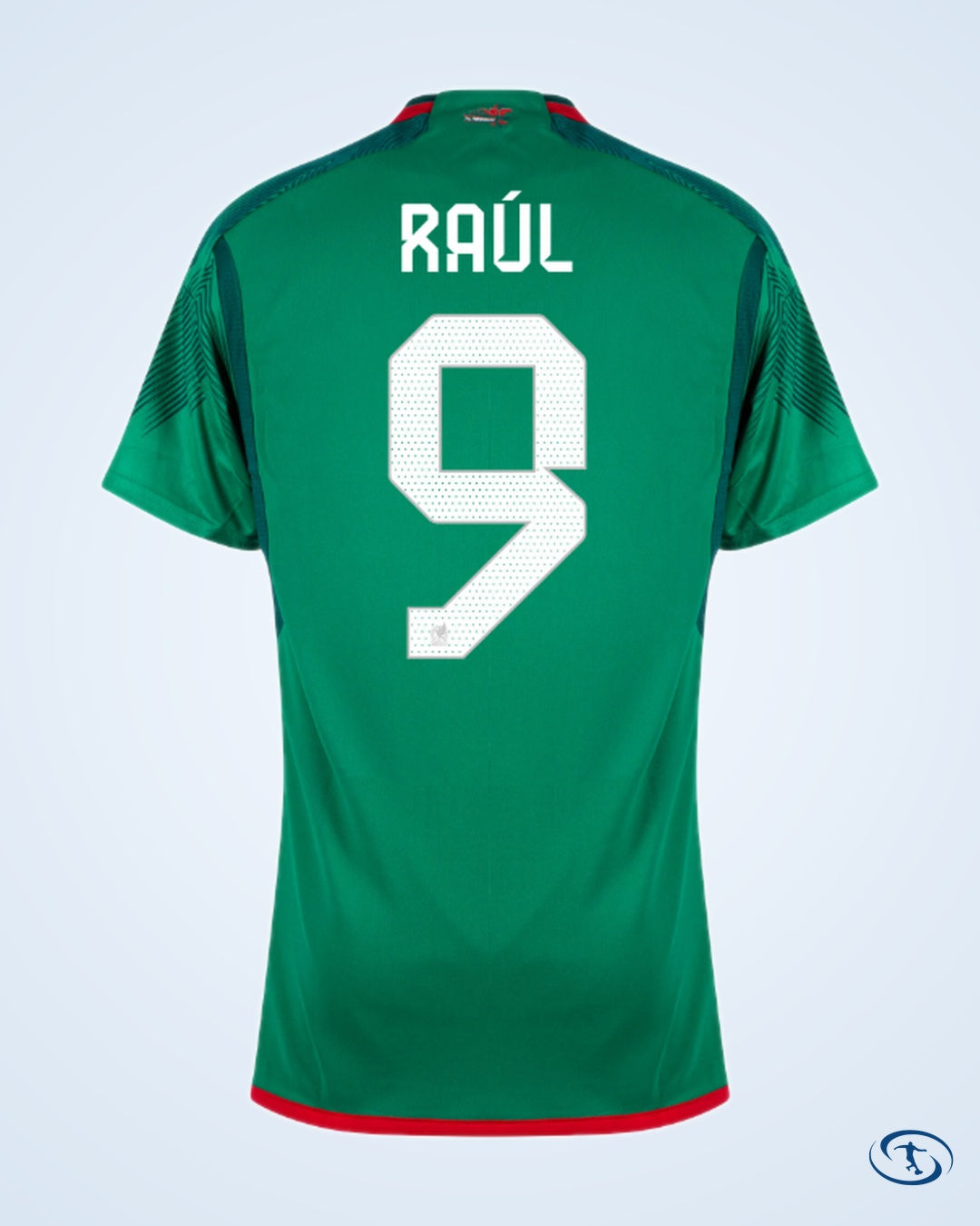 Mexico Home Rául 9 Shirt 2022-2023 (Official Printing) - Men's