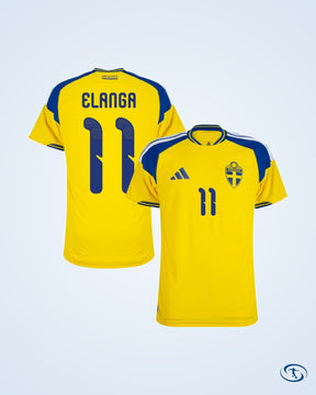 Sweden Authentic Home Shirt 2026-2027 Player Version (Official Printing)